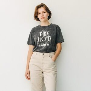 Abercrombie Kids Pink Floyd Graphic Tee - Black